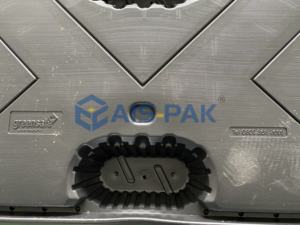 Penjualan pabrik terlaris kualitas terbaik palet plastik daur ulang dapat digunakan kembali dan tutup ukuran kustom dalam penggunaan industri - Product Image 3