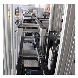 Toshine New 20m/min Mini Aluminium Stainless Steel Pallet Transfer Accumulating Roller Chain Food Shop Manufacturing Plant - Product Image 3