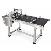 Alimentateur vertical industriel S500D à couteaux pour feuilles larges, compatible avec imprimante jet d'encre en ligne