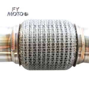 Pour <span class=keywords><strong>AUDI</strong></span> <span class=keywords><strong>RS3</strong></span> <span class=keywords><strong>8V</strong></span> / TTRS 8S 2017+ 2.5 Turbo Downpipe avec bouclier thermique - Product Image 5
