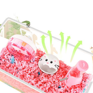 Jaula <span class=keywords><strong>de</strong></span> hámster acrílica transparente <span class=keywords><strong>de</strong></span> gran tamaño, caja <span class=keywords><strong>de</strong></span> cría <span class=keywords><strong>de</strong></span> alambre dorado, Villa, <span class=keywords><strong>botón</strong></span> <span class=keywords><strong>de</strong></span> rueda grande <span class=keywords><strong>para</strong></span> correr <span class=keywords><strong>para</strong></span> animales pequeños, animales - Product Image 1