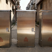 Caja de Distribución de Acero Inoxidable Plateada con Certificación IP55, Montable en Pared, Personalizable para la Industria Minera y de Fábricas
