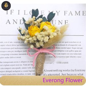 L06538 Bohomia Amaryllis mini DIY bouquet <span class=keywords><strong>de</strong></span> fleurs roses conservées rose éternelle fleurs séchées bouquet <span class=keywords><strong>de</strong></span> fleur <span class=keywords><strong>de</strong></span> mari - Product Image 2