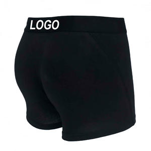 Calzoncillos bóxer <span class=keywords><strong>de</strong></span> punto para hombre, <span class=keywords><strong>de</strong></span> tiro medio, con logo en la cintura, <span class=keywords><strong>de</strong></span> seda <span class=keywords><strong>de</strong></span> leche, estampados digitalmente, transpirables, que absorben la humedad, informales, ropa interior ET - Product Image 5