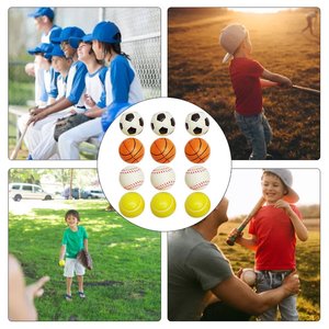 PU Foam Stress Balls Mini Sports Balls Party Favor Toy Baseball Basketball Football Volleyball <strong>Rugby</strong> Golf Sports Ball Party <strong>Gift</strong> - Product Image 5