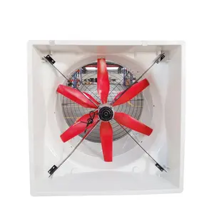 QiluRunte — ventilateur d'extraction en plastique renforcé, ventilateur mural, 55 /54 pouces, avec caisse de Ventilation, pour élevage de volaille, offre spéciale, modèle 1630