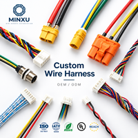 Faisceau de câbles personnalisé avec connecteurs électriques pour systèmes de contrôle de capteurs de signal et d'alimentation