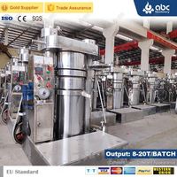 Máquina de prensa de aceite de semilla negra de maní de soja hidráulica comercial meticulosamente obtenida para procesar mostaza prensada en frío