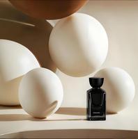 Flacon de parfum en verre personnalisé, couleur personnalisée, vide, givré, 30 ml, 50 ml, 100 ml, vaporisateur de brume, design unique, avec bouchon magnétique