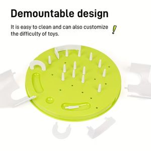 Jouet interactif pour chat, distributeur de friandises, bol puzzle, jouet d'alimentation pour chat d'intérieur - Product Image 4