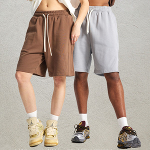 Pantalones Cortos Deportivos de Hombre al por Mayor, Tejidos, Lisos, Transpirables, Holgados, para Gimnasio, Ropa Deportiva Urbana, Jogger Casual, Cómodos para Verano - Product Image 2