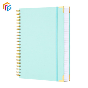 Suministros de oficina lácteos de impresión personalizada y papelería material escolar planificador de día encuadernado en espiral de tapa dura - Product Image 4