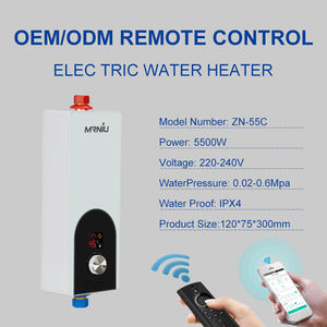 220V <span class=keywords><strong>Petit</strong></span> Mini Instantaneo Salle De Bains Cuisine Chauffe-<span class=keywords><strong>Eau</strong></span> Électrique <span class=keywords><strong>Chaude</strong></span> Sans Réservoir pour Chauffe-Serviettes - Product Image 4