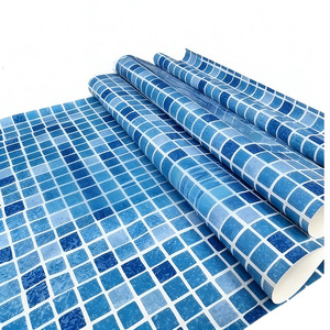 Rouleau de liner de <span class=keywords><strong>piscine</strong></span> en PVC durable avec motif mosaïque, <span class=keywords><strong>membrane</strong></span> imperméable <span class=keywords><strong>pour</strong></span> piscines de jardin - Product Image 2