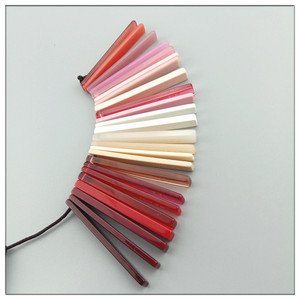 Feuille d'acétate de cellulose de couleur mixte rouge et noir 1600x700x2.5mm avec service de découpe pour montures de lunettes optiques de mode - Product Image 6