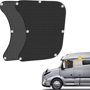 Heat Reduction Side <b>Window</b> Sun <b>Shade</b> UV Protection Universal Semi-Truck <b>Window</b> Covers Protection with Suction Cup - Product Image 1