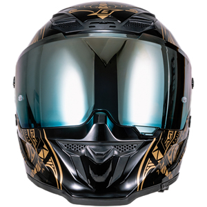 Befast furius maori đôi Visor Full-Face bán buôn xe máy Mũ bảo hiểm vàng kích thước L từ Ý Nhà cung cấp - Product Image 2