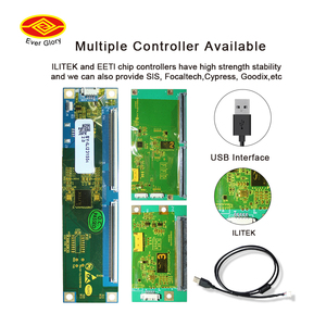 Écran TFT HMI adapté avec modules LCD tactiles capacitifs 12 15,6 pouces, haute luminosité, module d'écran tactile USB - Product Image 3