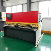 Kullanılmış Çok Fonksiyonlu Hidrolik CNC Kesme Makinesi Metal Levha Sabit Uzunlukta Kesme Makinesi Asansör Kabin Kapısı İşleme İçin