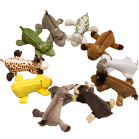 Vente en gros de trousses de maquillage en peluche animaux de la jungle mignons trousse à crayons tigre canard lion éléphant peluche boîte à crayons jouets en coton PP