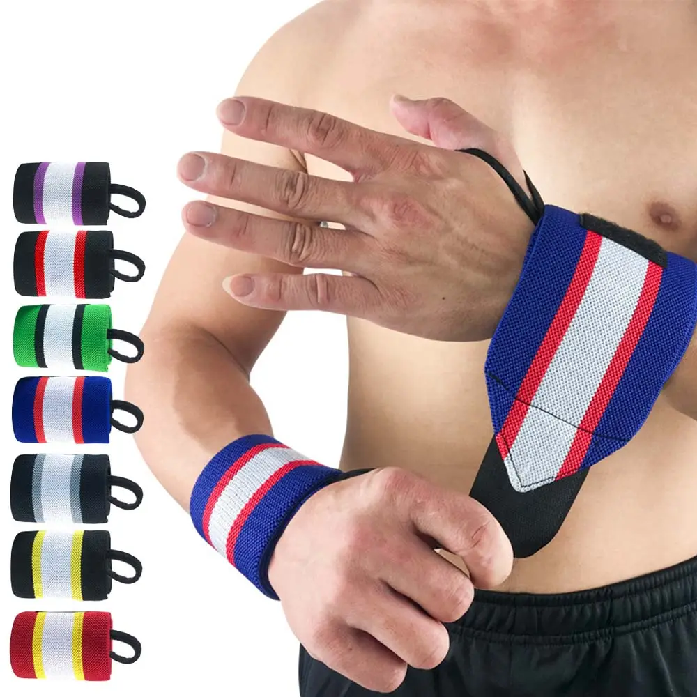 Enveloppes de poignet de gymnastique en gros, Support de poignet d'entraînement pour l'haltérophilie, Fitness, sangles d'haltérophilie