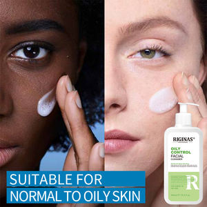 Nettoyant léger sans huile à l'acide salicylique <span class=keywords><strong>de</strong></span> la marque Riginas, nettoyant biologique pour le contrôle du sébum, nettoyant pour le visage pour hommes - Product Image 1