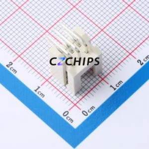 HC-XHD2.54-2x3AW Wire-to-Board Pin Header Bent Lead Through Hole,P=2.5mm Connector 2x3P 2.5mm Right Angle Insert XHD - Product Image 2