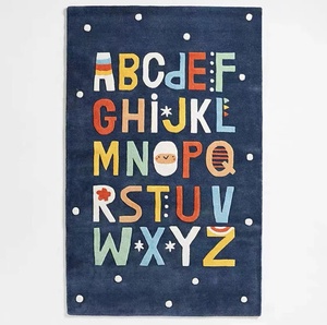 <span class=keywords><strong>Tapis</strong></span> de cuisine imprimé ABC pour enfants, accessoire d'apprentissage à la chambre à coucher ou comme tente pour <span class=keywords><strong>tipi</strong></span>, décoration de maison - Product Image 2