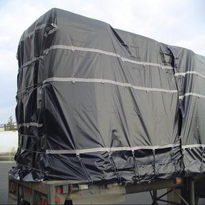 Fournisseur chinois, prix bas, bonne qualité, <span class=keywords><strong>bâche</strong></span> de protection contre la fumée <span class=keywords><strong>pour</strong></span> camion à plateau, 8'x8'x2', avec nez ajusté - Product Image 4