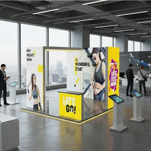 Stand Modular de Tela para Ferias Comerciales, 3x3, Estructura de Aleación de Aluminio, Kit de Tela Tensada - Product Image 6