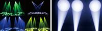 STSLITE 200W LED Cabeza Móvil Wash/Spot RGB DMX512 Control por Sonido IP33 Ra90 5000K Luz Diurna Regulable para DJ y Fiestas