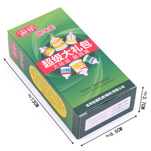 6PCS/Caja Anillos Ultra Sensibles con Fundas para Pene con Puntos y Textura - Product Image 6