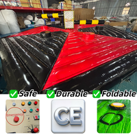 Balayeuse gonflable commerciale motorisée Wipeout en PVC certifiée CE pour la location événementielle et les fêtes
