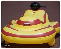 Bateau gonflable électrique transfrontalier prêt à l'emploi en PVC, capacité 2 personnes, style yacht, kart aquatique pour enfants, bateau de pêche