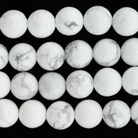 Howlite blanche naturelle 8mm perles de pierre rondes perles Howlite turquoise