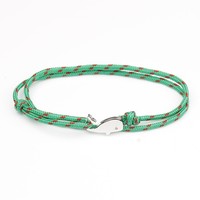 Bracelets Nautiques Ajustables en Coton Colorés pour l'Été, Style Surfer, Baleine, Faits Main, Bracelet d'Amitié pour Hommes et Femmes