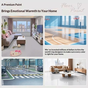 Recubrimiento Líquido Epóxico a Base de Agua para Renovación de Pisos de Cemento, Pintura Industrial Resistente al Desgaste para Talleres y Azulejos - Product Image 2