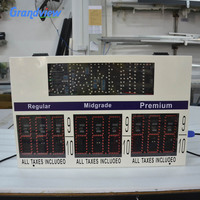Panneau de prix d'essence led de fabricant panneau de pompe de station-service panneau de topper extérieur