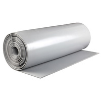 Feuille de caoutchouc de silicone de qualité alimentaire résistante à la chaleur, épaisseur de 0,2 à 30 mm, différentes tailles, blanc, noir, gris, rouleau de feuille de polyéthylène, plaque