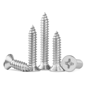 304 Stainless Steel Countersunk Self Tapping <b>Screws</b> Phillips Head Wood <b>Screw</b> M1 M2 M3 M4 <b>M5</b> M6 M8 - Product Image 1