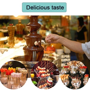 Fontaine à chocolat commerciale en acier inoxydable, machine à <span class=keywords><strong>fondue</strong></span> au chocolat et au <span class=keywords><strong>fromage</strong></span> chauffée pour fêtes et restaurants - Product Image 3