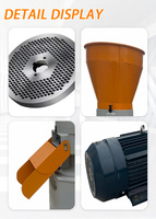 Machine à granulés d'aliments pour animaux Strosen 300 kg/h haute productivité, petite machine de traitement de granulés de bois pour usage domestique