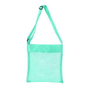 Bolsa de playa de malla barata con cordón, bolsa de malla plegable para piscina, equipaje de playa, almacenamiento de arena para juguetes, bolsa de malla para juguetes de playa para niños, para gimnasio - Product Image 6