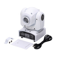 Aluminiumlegierung und PVC DMX-Lichter Moving Head Light 8-teiliger Effekt-Muster-LED-Projektor Mini-Beam-Licht