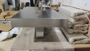 Nhà Hàng Bàn Bàn Cà Phê Rèn Sắt Quán Cà Phê Gang Thép Không Gỉ Kim Loại Phòng Khách Đồ Nội Thất Hiện Đại Châu Âu - Product Image 5