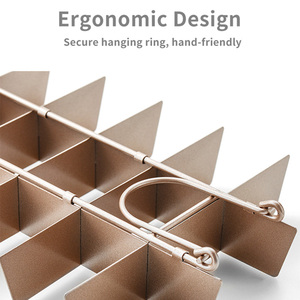 18 di động có thể tháo rời Brownie Pan không dính Khay nướng thực phẩm an toàn Carbon thép tái sử dụng <span class=keywords><strong>bakeware</strong></span> BPA free PFOA miễn phí bánh khuôn - Product Image 6