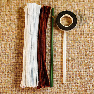Bolsa de Material de Ramas de Poliéster con Varillas Retorcidas para Manualidades DIY, Simulación de Ramos de Flores de Peluche y Plantas, Decoración del Hogar para <span class=keywords><strong>BROS</strong></span> - Product Image 4