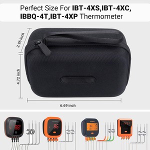 Étui de protection pour thermomètre de <span class=keywords><strong>barbecue</strong></span> IBT-4XS, IBBQ-4T, IBT-4XC, IBT-4XP, sac de rangement portable pour ThermoPro, Soraken et <span class=keywords><strong>Weber</strong></span> - Product Image 2