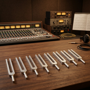 Ensemble de diapasons en aluminium, 8 pièces, série octave, instrument manuel, usage chirurgical. - Product Image 3