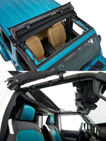 Toit souple en toile Sunrider / Toit avant souple pour Jeep Wrangler JL 2018-2026, Panneau arrière rabattable Freedom, Remplacement sans perçage, JL1371